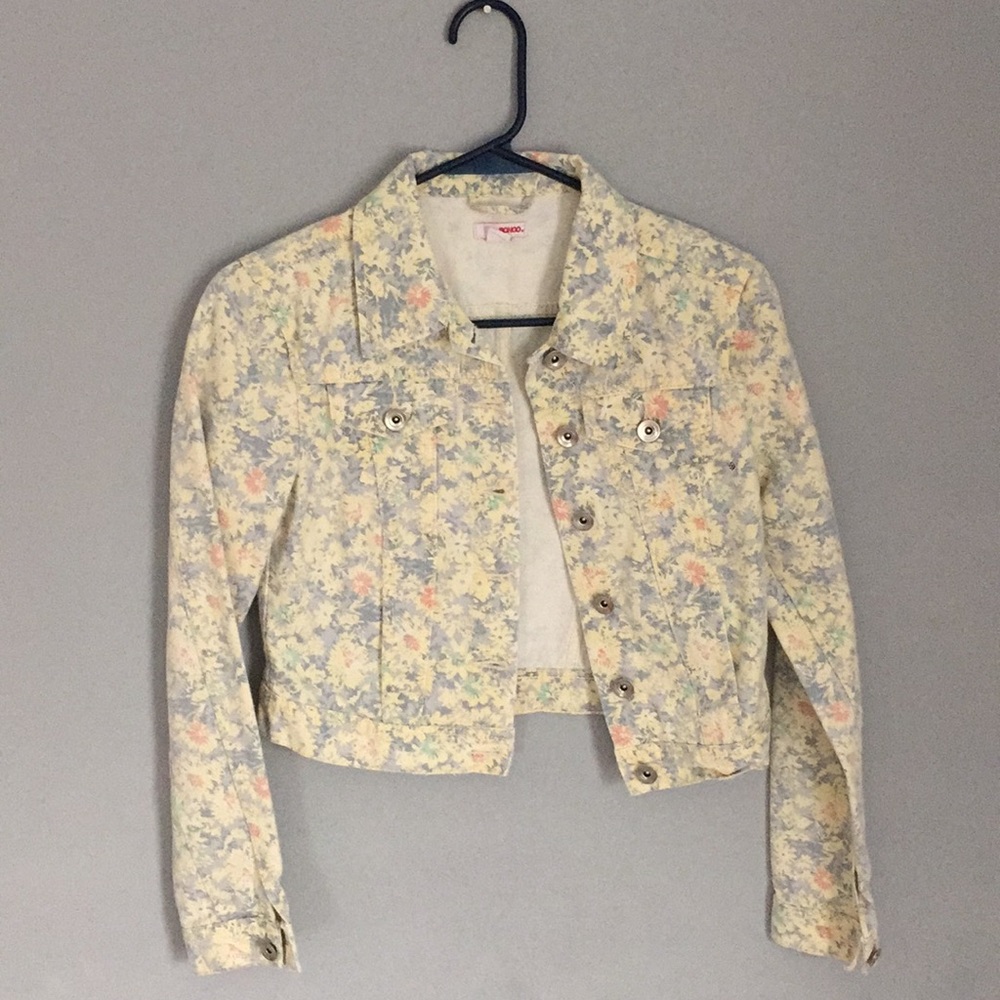 Floral Jean Jacket